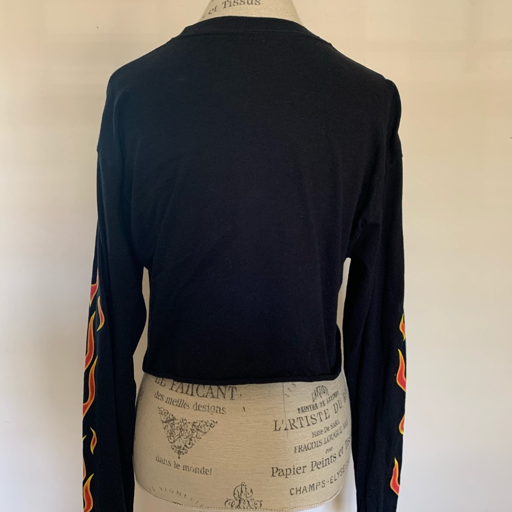 Cropped flames tee - Picture 5 of 6